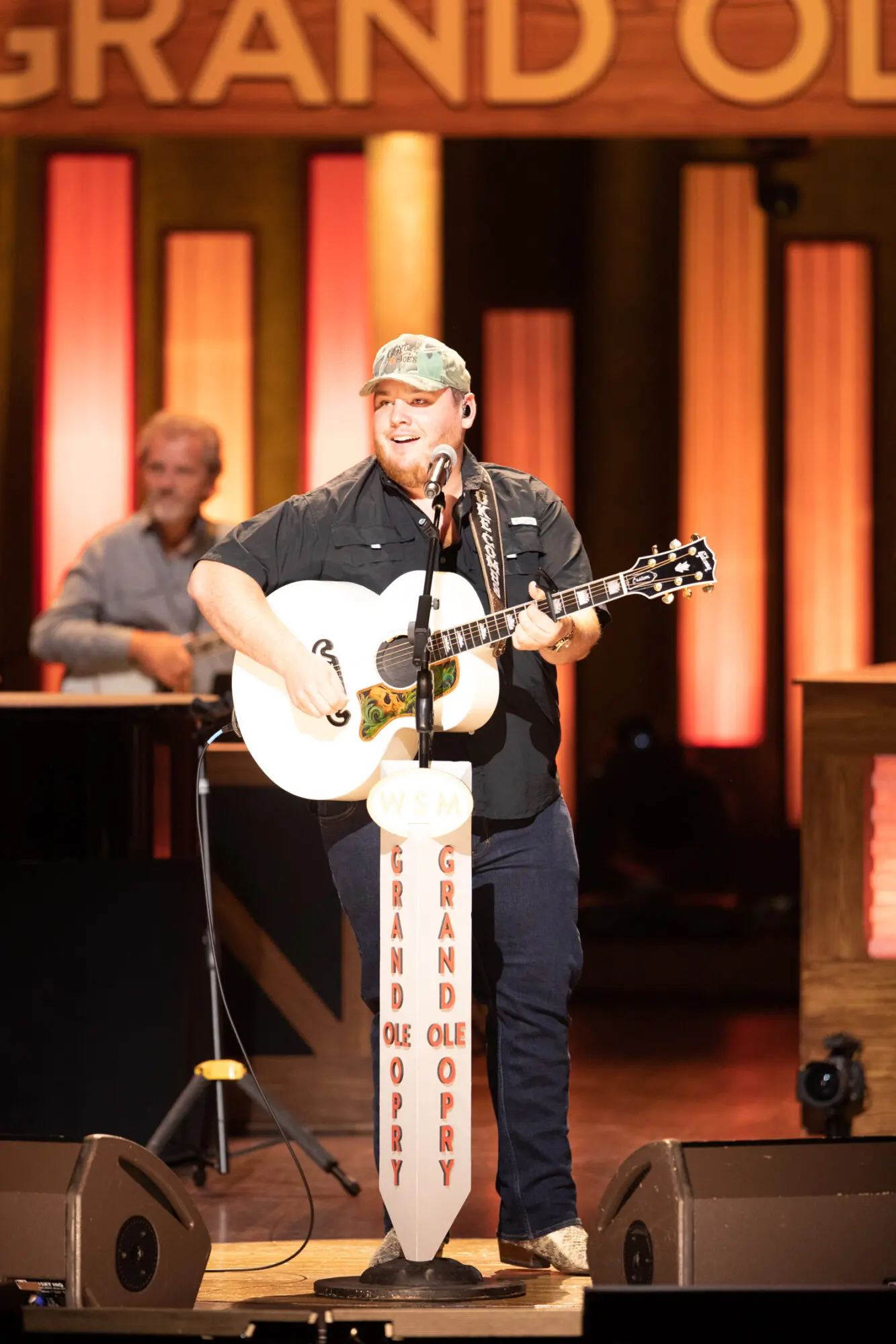 Luke Combs at the Grand Ole Opry, photo Photo By: Chris Hollo