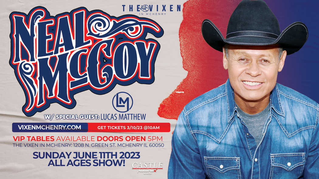 Poster of a Neal McCoy concert.
