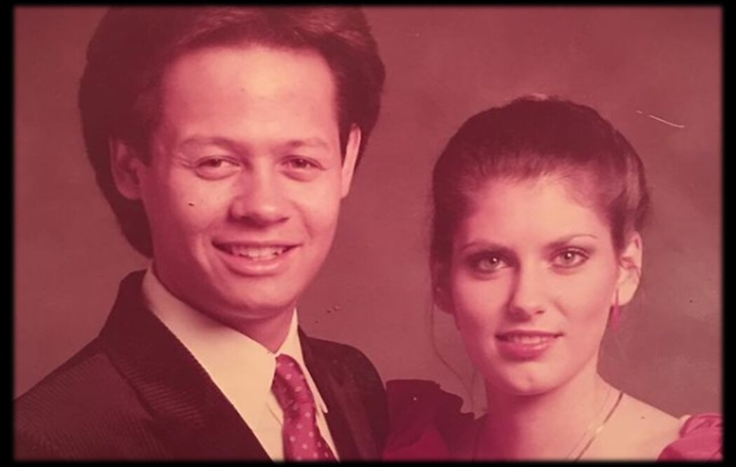 An old picture of Neal McCoy and his wife.