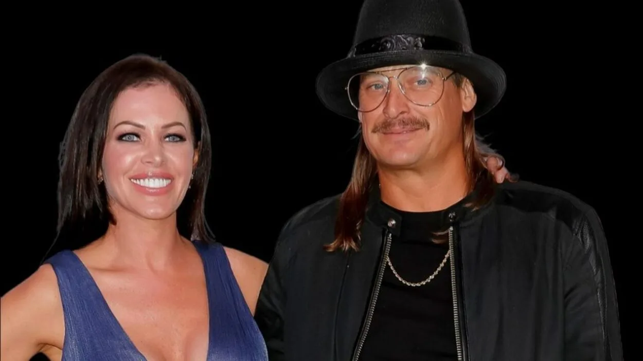 Kid Rock with his wife.