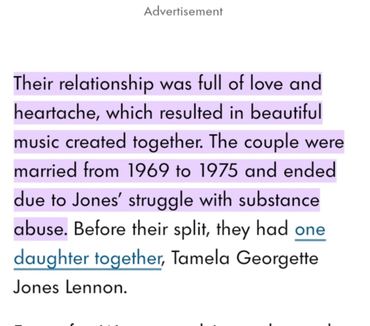 Jones and Tammy divorce 