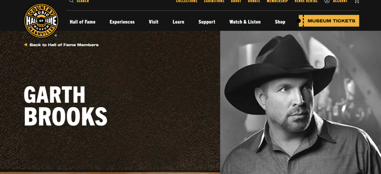 Country Music Hall of Fame: Garth Brooks