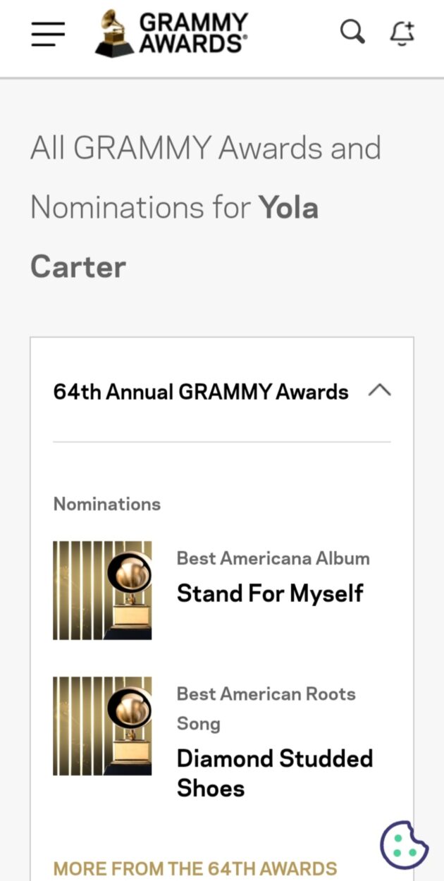 Yola Carter Grammy Awards 