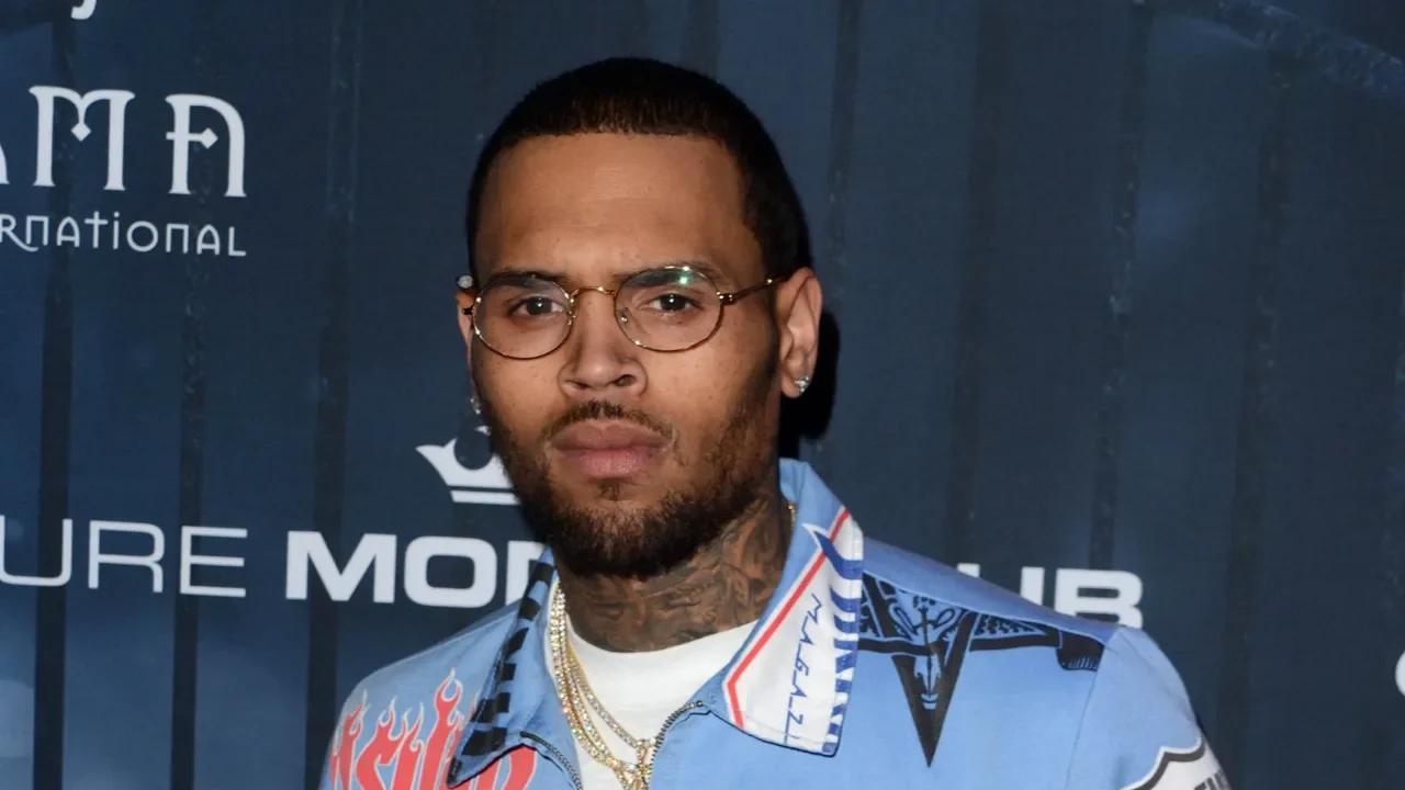 Singer Chris Brown at an event.