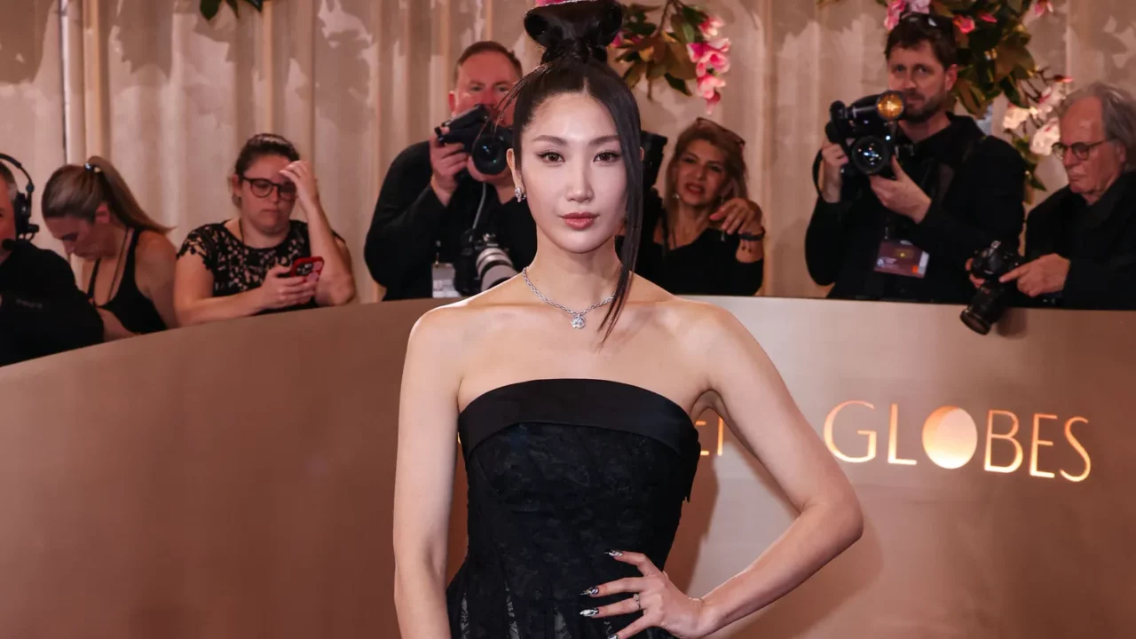 ejae wearing custom dior by jonathan anderson dress and bvlgari