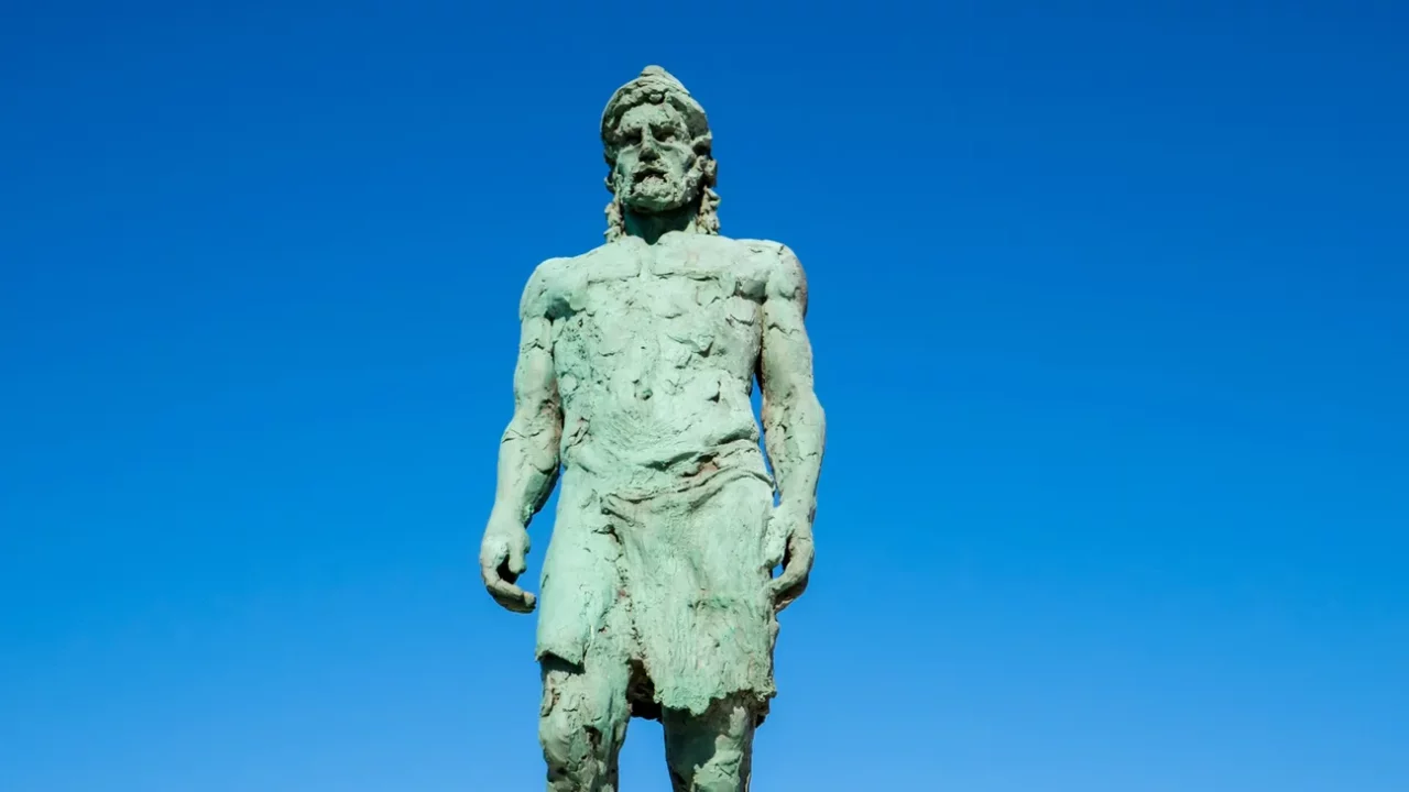 the statue of odysseus